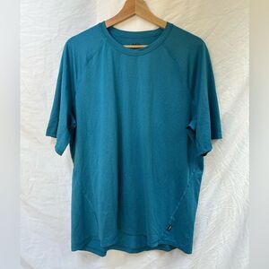 REI COOP Mens Blue CrewNeck Short Sleeve Athletic T-Shirt Baselayer Large